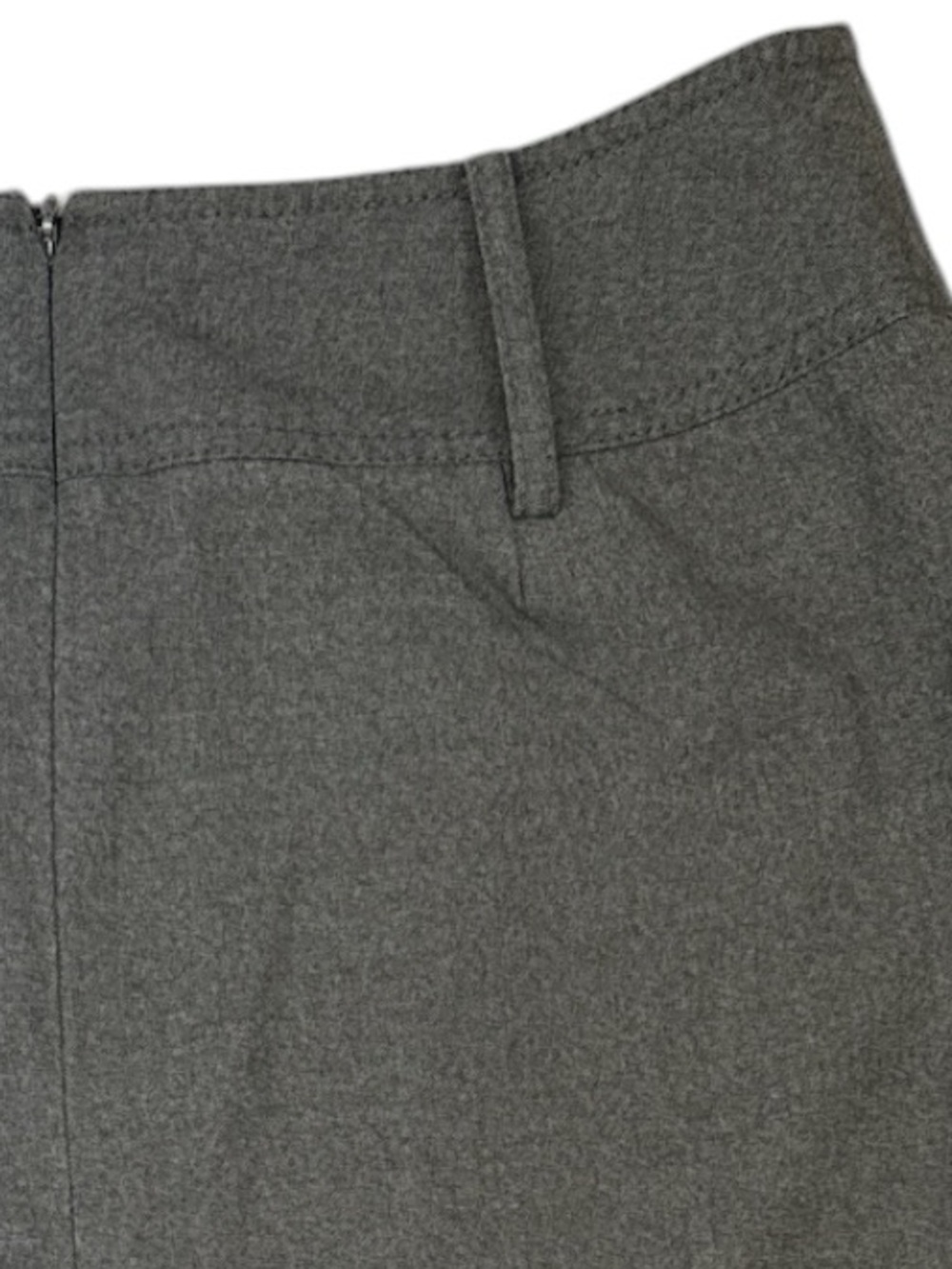 Vintage The Limited Stretch Y2K Gray Mini Skirt Size 6 Made in USA - Picture 9 of 14